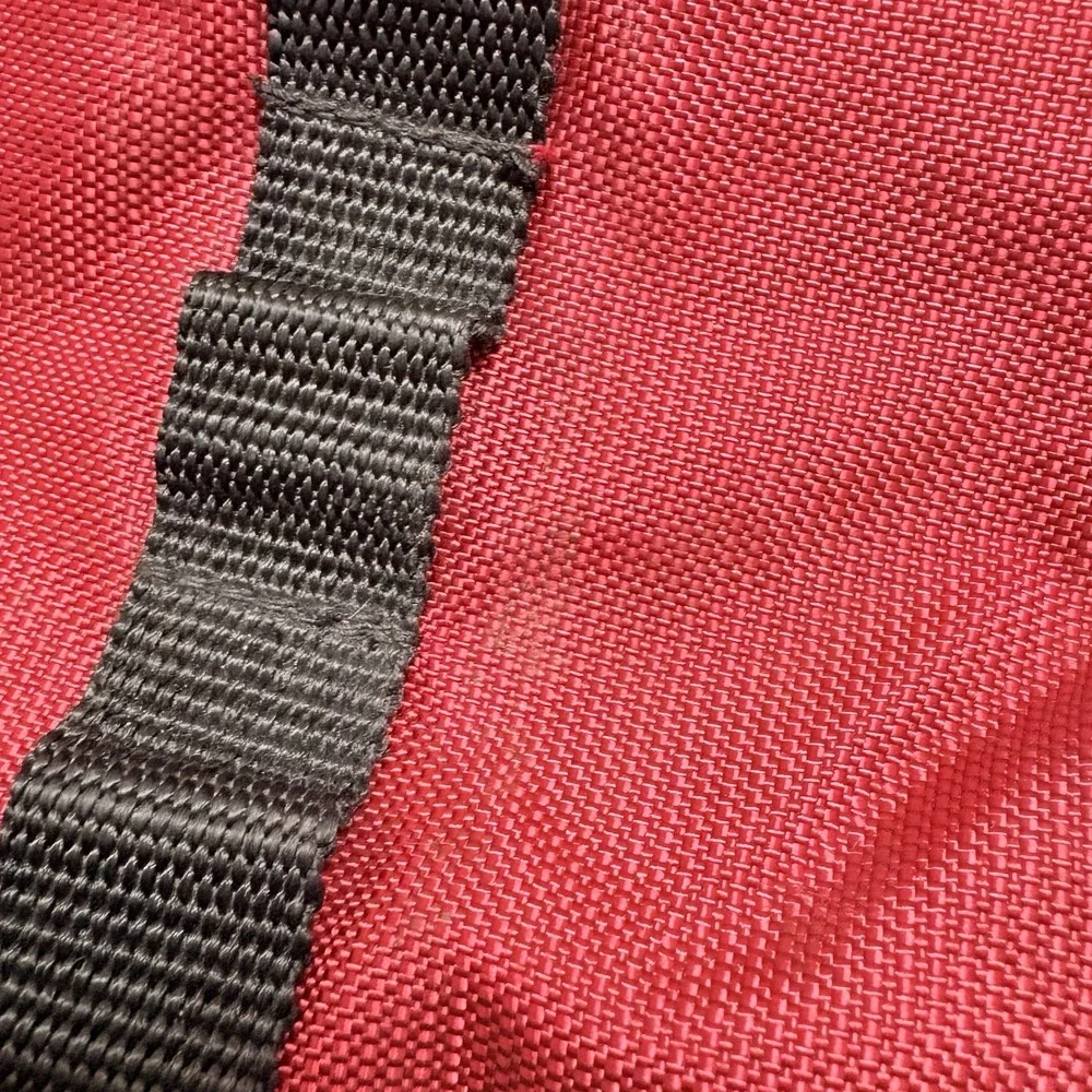 Vintage Polo Sport Ralph Lauren Red Backpack USA Flag Logo 90s Nylon